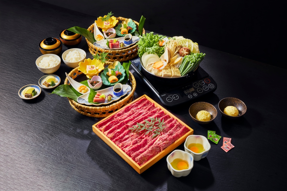 すき焼きコース「錦 NISHIKI プレミアム」  (大阪ウメビーフロース)