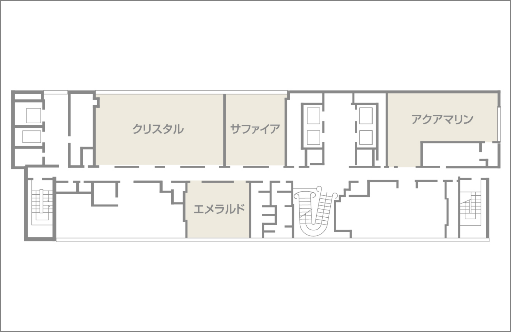 26F 宴会場平面図