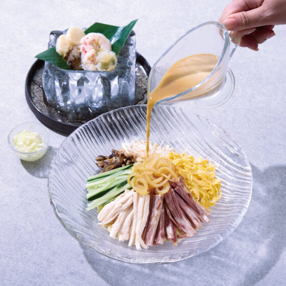 季節限定龍鳳冷麺